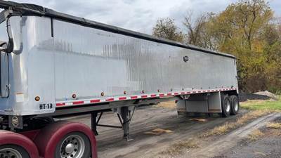 MAC 40 ft Frameless End Dump Trailer - Tandem Axle, Aluminum, Air Ride
