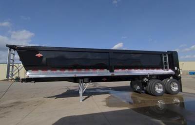 Trailstar 34 ft Frame End Dump Trailer - Tandem Axle, Steel, Air Ride