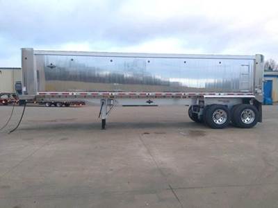 Trailstar 34 ft Frame End Dump Trailer - Tandem Axle, Aluminum, Air Ride