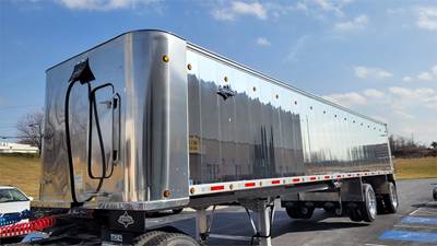 Trailstar 40 ft Frameless End Dump Trailer - Tandem Axle, Aluminum, Air Ride