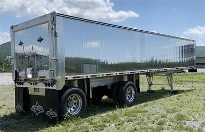 Trailstar 40 ft Frameless End Dump Trailer - Tandem Axle, Aluminum, Air Ride