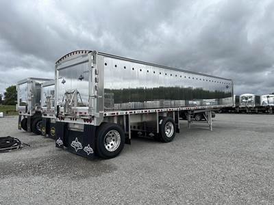 Trailstar 40 ft Frameless End Dump Trailer - Tandem Axle, Aluminum, Air Ride