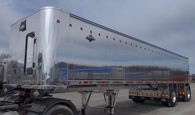 Trailstar 40 ft Frameless End Dump Trailer - Tandem Axle, Aluminum, Air Ride