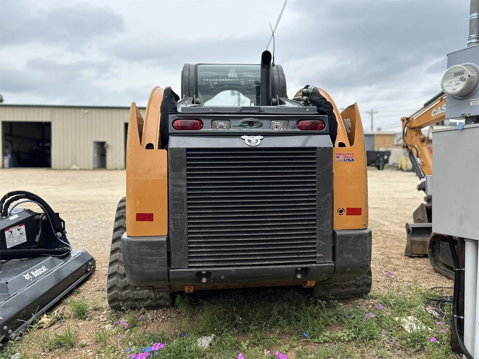 2022 Case TV450B Skid Steer Paladin Mulching Head BUCKET EXTENDED