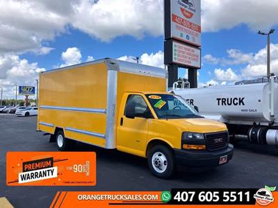 GMC 3500 16 ft Box Truck - Automatic, Roll up Door
