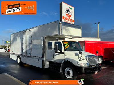 International MV 26 ft Box Truck - 240HP, Automatic, Swing Door