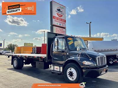 Freightliner M2 106 24 ft Flatbed Truck - 220HP, Automatic