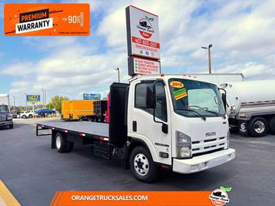 Isuzu NPR HD 20 ft Flatbed Truck - 6 Speed Automatic