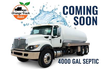 International HV Sewer / Septic Truck - Cummins, 370HP, 6 Speed Allison Rds Automatic