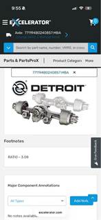 Mercedes-Benz ART400-4 Front Differential for a 2022 Freightliner Cascadia 126