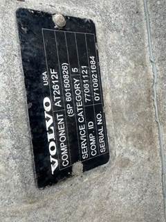 Volvo AT2612F Transmission for a 2022 Volvo VNL760