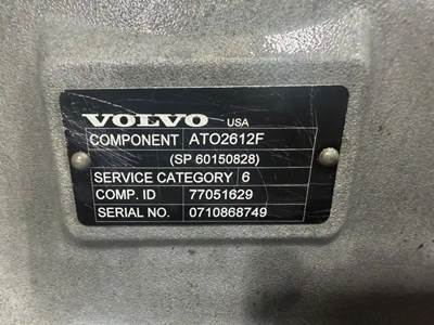 Volvo ATO2612F Transmission for a 2023 Volvo VNL