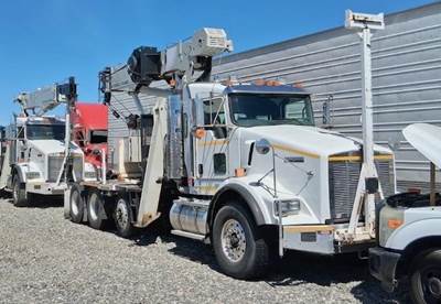 Kenworth T800 Crane Truck - 2022 NATIONAL 600E2 Crane, 18 Spd