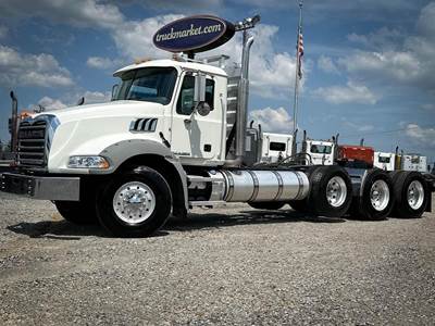 Mack Granite GU813 Tri Axle Day Cab Truck - MP8 505HP, 18 Speed Manual