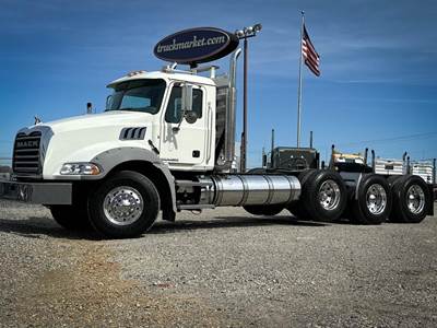 Mack Granite GU813 Tri Axle Day Cab Truck - MP8 505HP, 18 Speed Manual
