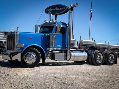 Peterbilt 389 Day Cab Truck - Detroit 500HP, 13 Speed Manual