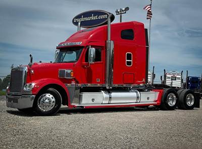 Freightliner Coronado 122 Sleeper Semi Truck - Raised Roof Sleeper, Detroit 500HP, 10 Speed Manual