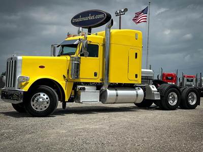 Peterbilt 389 Sleeper Semi Truck - Raised Roof Sleeper, Detroit 500HP, 10 Speed Manual