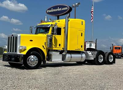 Peterbilt 389 Sleeper Semi Truck - Raised Roof Sleeper, Detroit 500HP, 10 Speed Manual