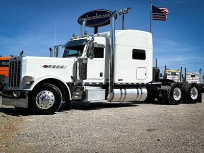 Peterbilt 389 Pride & Class Sleeper Semi Truck - Raised Roof Sleeper, Detroit 500HP, 13 Speed Manual