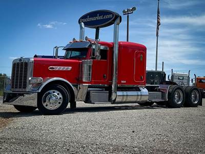 Peterbilt 389 Pride & Class Sleeper Semi Truck - Flat Top Sleeper, Detroit 500HP, 13 Speed Manual