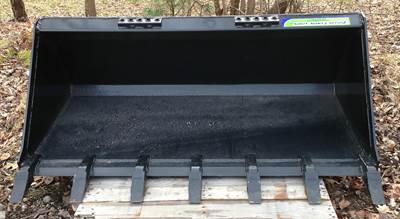 72" Heavy Duty Bucket with Teeth for a Skid Steer