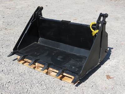 72" Extreme 4-In-1 Bucket with Teeth for a Skid Steer