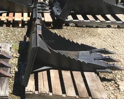 Stump Bucket for a Skid Steer