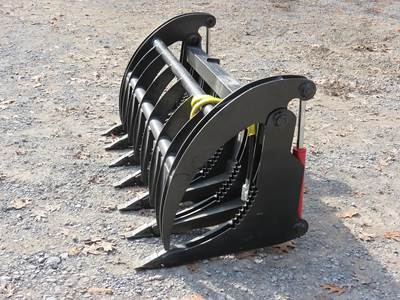 84" Extreme Duty Root Rake Grapple for a Skid Steer