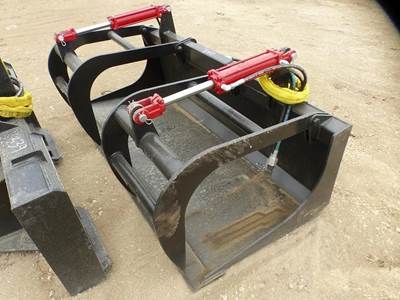 78" Heavy Duty Grapple Bucket for a Skid Steer