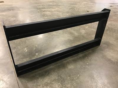 C-Channel Mounting Plate For A Skid Steer