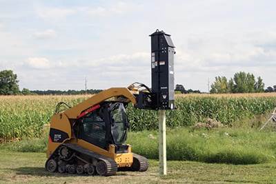 Skid Steer Post Driver