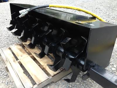 Tiller For A Skid Steer