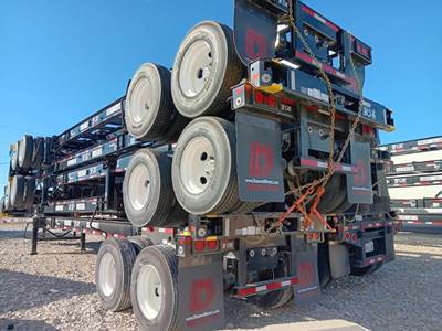 2022 CIMC 40'-45' EXTENDABLE GOOSENECK PORT CHASSIS Container Chassis