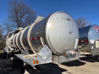 Brenner 7000 GALLON DOT 407 SR CHEMICAL TRAILER IN TEST Chemical / Acid Tank Trailer