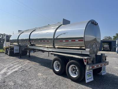 Brenner U2206 7000X5 GAL MC307 CHEMICAL Stainless Steel Chemical / Acid Tank Trailer - Spring