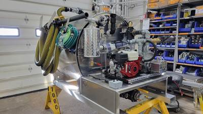 Wabash 450 GALLON VACUUM SLIDE IN Tank Trailer