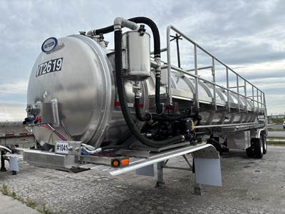 Retesa 150 BARREL ALUMINUM VACUUM TRAILER SS SUBFRAME Vacuum Tank Trailer