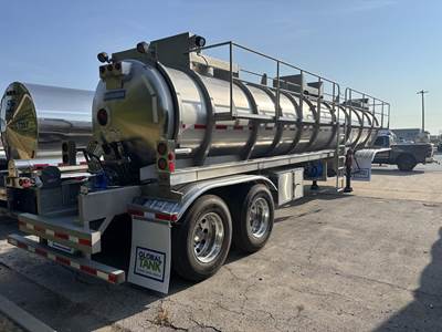 Wabash Stainless Steel Vacuum Tank Trailer - Air Ride