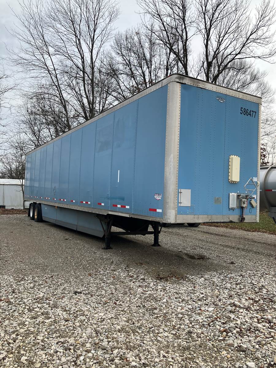 2012 Wabash 53' AIR RIDE DRY VAN W SWING DOORS, ALUM ROOF, PLA Dry Van