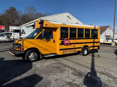 2014 Chevrolet Express Bus, School 23 Children Passenger, Transporter, Mini, Rear Heat and A/C, Thomas, Seatbelts, Food Truck, Church, Van, 67k Miles