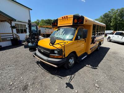 2014 Chevrolet Express Bus, School 23 Children Passenger, Transporter, Mini, Rear Heat and A/C, Thomas, Seatbelts, Food Truck, Church, Van, 67k Miles