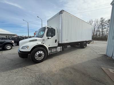 2019 Freightliner M2 106 Box Truck, Supreme 26FT Dry Box Van- DELIVERY, Moving, Storage, 2500lb LIFTGATE Non-CDL, Diesel, Low Miles, Ramp