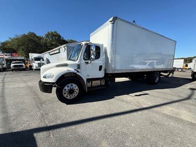 2018 Freightliner M2 Box Truck, Box Truck, Supreme 24 FT Dry Box Van- DELIVERY, Moving, Storage, 2500lb Maxon LIFTGATE Non-CDL, Diesel