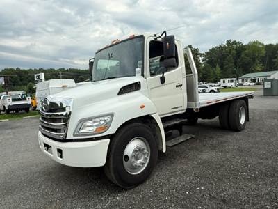 2012 Hino 268 Flatbed Truck, 12FT Flatbed, Delivery, Hauler, Diesel, Under CDL