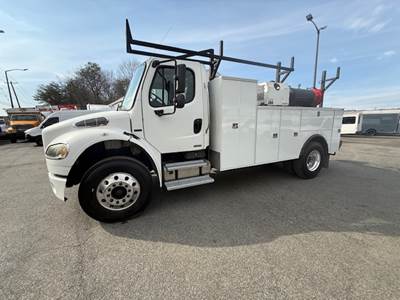 2010 Freightliner M2 106 Mechanic / Service Truck, Boss Air Compressor, Miller Welder, Utility, Hose Reel, 12V Invertor, Construction, Roadside