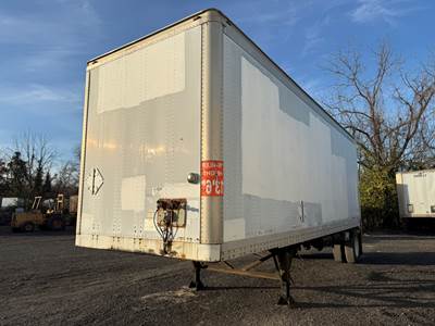 2010 Wabash 28' PUP DRY VAN Pup Trailer, Steel Body, Wood Floor, Rollup Door, Single Axle, Spring Suspension, Aluminum Roof, Delivery Van