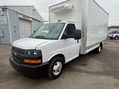 2024 Chevrolet 3500 Cutaway Refrigerated Truck, Food, Beverage, Delivery, Hauling, Package, Medical, Box Truck, Thermo King, 16FT Box, Like New
