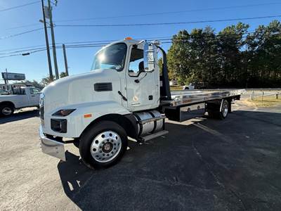 2024 Mack MD6 Rollback Tow Truck, Flatbed, Hauler, Delivery, Towing, Automatic, Under CDL, LOW MILES, Like New, Inspected