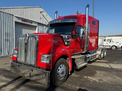 2025 Kenworth W990 Sleeper Semi Truck, Over the Road, Delivery, Hauler, Day Cab, Tractor, Trucking, Cummins Engine, Wet Kit, Headache Rack, Tandem